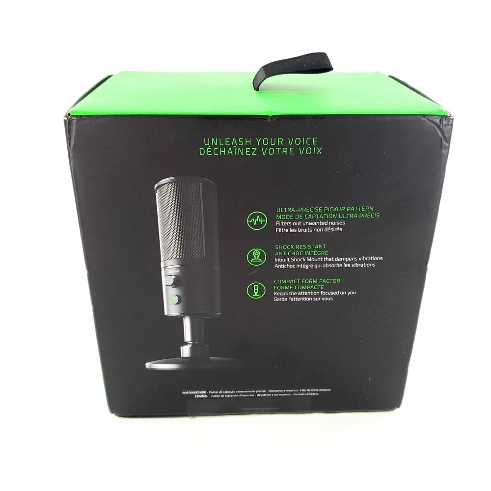Razer Seiren X Compact Condenser Streaming Microphone USB Brand New Sealed